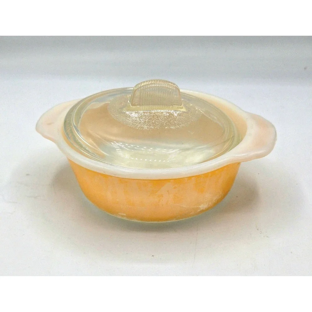 VINTAGE Fire-King Peach Luster Lot (3 Pieces)‎
